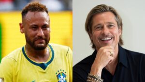 Brad Pitt tira sarro de Neymar. Veja o que ele disse!