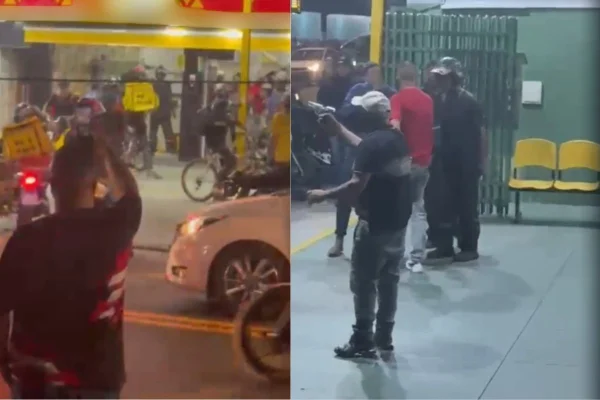 Homem atira contra entregadores em pizzaria de SP e é agredido com capacete; VEJA VÍDEO!