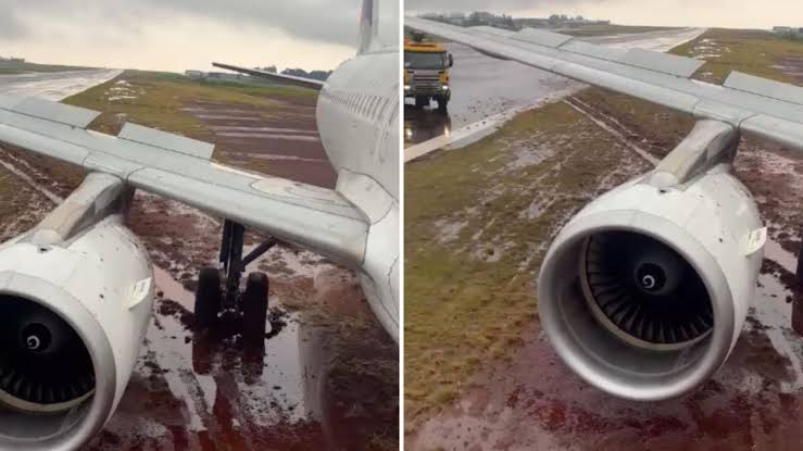 VÍDEO: Avião da Latam com 151 a bordo sai da pista após derrapar em pouso no PR