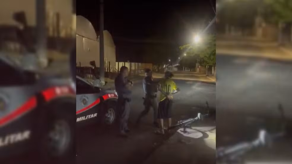 PM dá tapa no rosto de homem durante abordagem; VEJA VÍDEO!