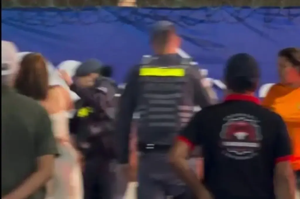 VÍDEO: Professora do DF é detida após agredir policial durante Festa do Peão de Barretos