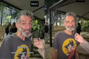 Jovem entrevista morador de rua que fala três idiomas em Juiz de Fora; VEJA VÍDEO!