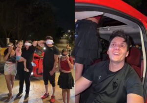 Motoboy que salvou menina de ataque de abelhas ganha carro e moto