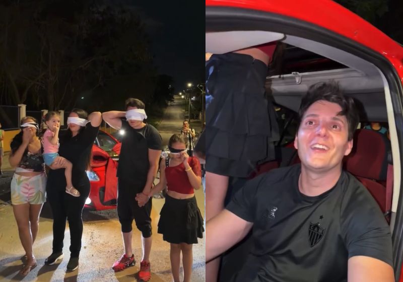 Motoboy que salvou menina de ataque de abelhas ganha carro e moto