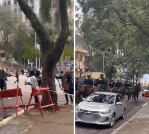 PM usa bomba contra manifestantes na região da avenida Paulista; VEJA VÍDEO!