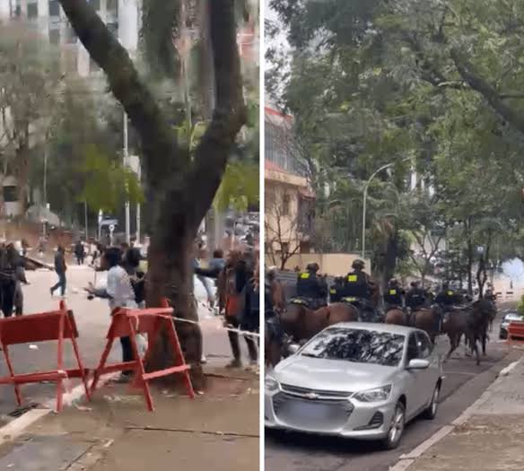 PM usa bomba contra manifestantes na região da avenida Paulista; VEJA VÍDEO!