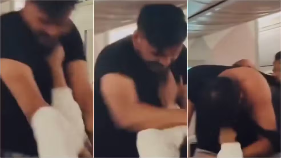 VÍDEO: Passageiros trocam socos durante voo com destino a Londres
