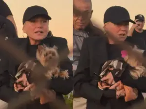 Xuxa reprova atitude de fã ao defender cachorrinha em aeroporto; VEJA VÍDEO!