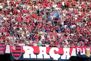 Torcida do Flamengo provoca o Vasco em pleno estádio do Botafogo; VEJA VÍDEO