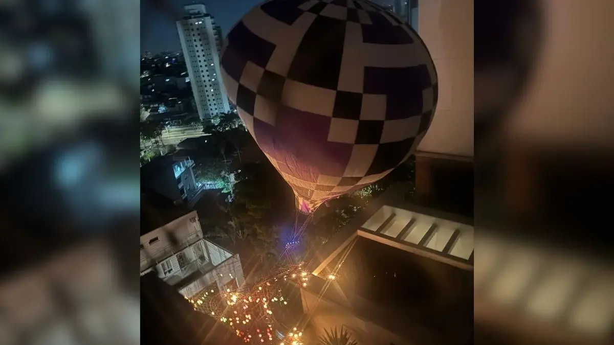 VÍDEO: Balão cai na entrada de prédio e deixa moradores sem energia em São Paulo