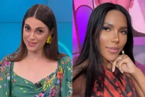 Chris Flores aconselha Carol Lekker após polêmica durante programa ao vivo