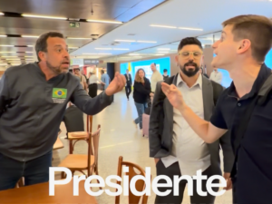 VÍDEO: Boulos e Lucas Pavanato protagonizam bate-boca em aeroporto com ataques e provocações