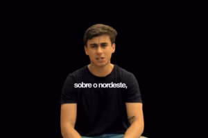 Vídeo de Nikolas Ferreira sobre o Nordeste fica sem áudio e deputado fala em direitos autorais