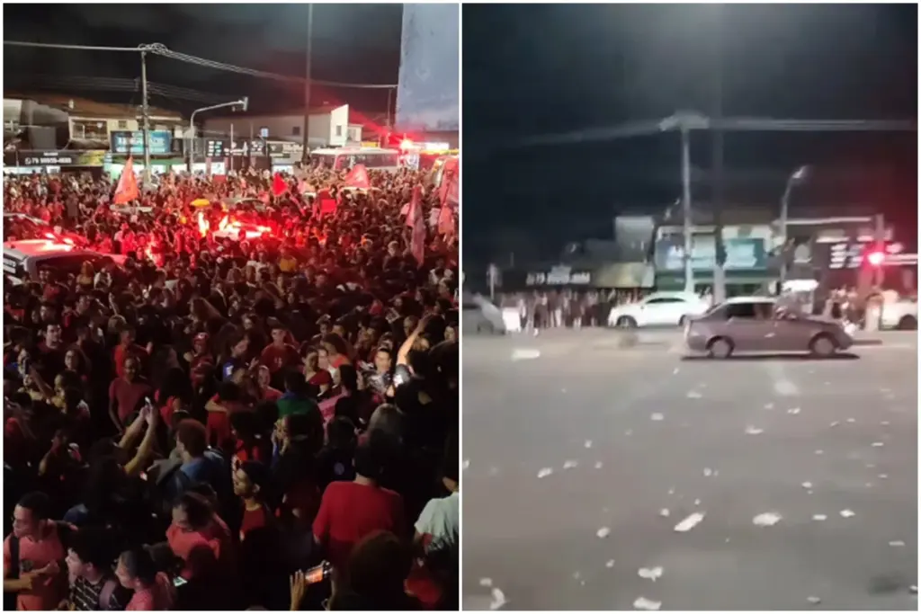VÍDEO: Imagens mostram correria após tiro em ato pró-Lula em universidade de Sergipe