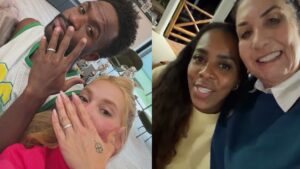 Mãe de Virginia Fonseca ganha presente da mãe de Vini Jr. durante encontro em Mangaratiba