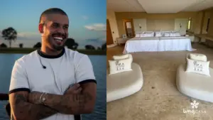 Cama gigante de Zé Felipe em nova mansão chama atenção e gera comentários sobre Virginia