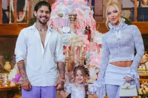 Princesa em festa de Maria Flor detalha interação de Virginia e Zé Felipe