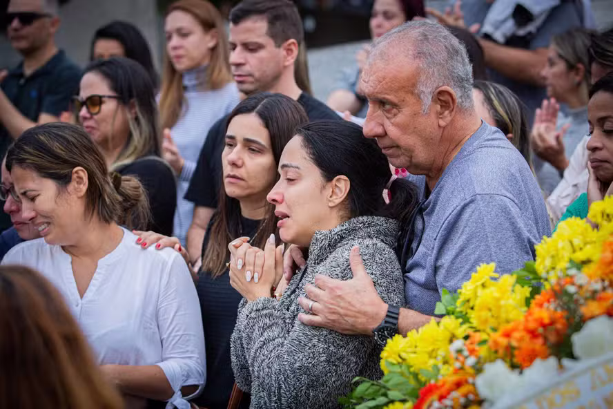 107704522 Rio Rio De Janeiro 15 07 2024 Enterro De Fabio Toshiro Kikuta Ele Foi Atropelado Pel