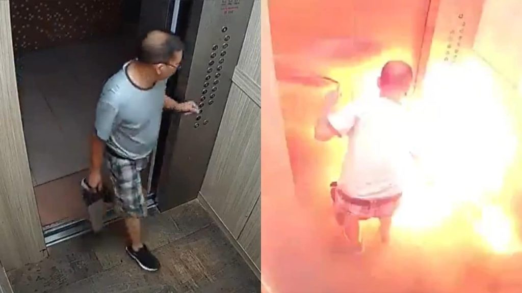 Homem Morre Carbonizado Apos Bateria Explodir Dentro De Elevador