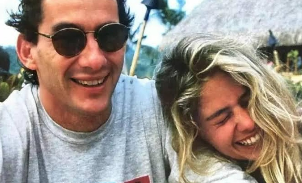 Ayrton Senna E Adriale Galisteu (foto Reprodução Redes Sociais)