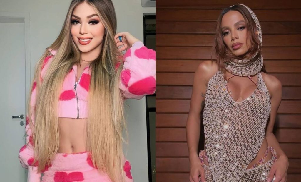 Melody E Anitta (foto Reprodução Redes Sociais)