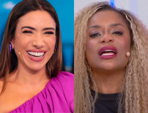Patrícia Abravanel E Cariúcha (foto Reprodução Sbt)