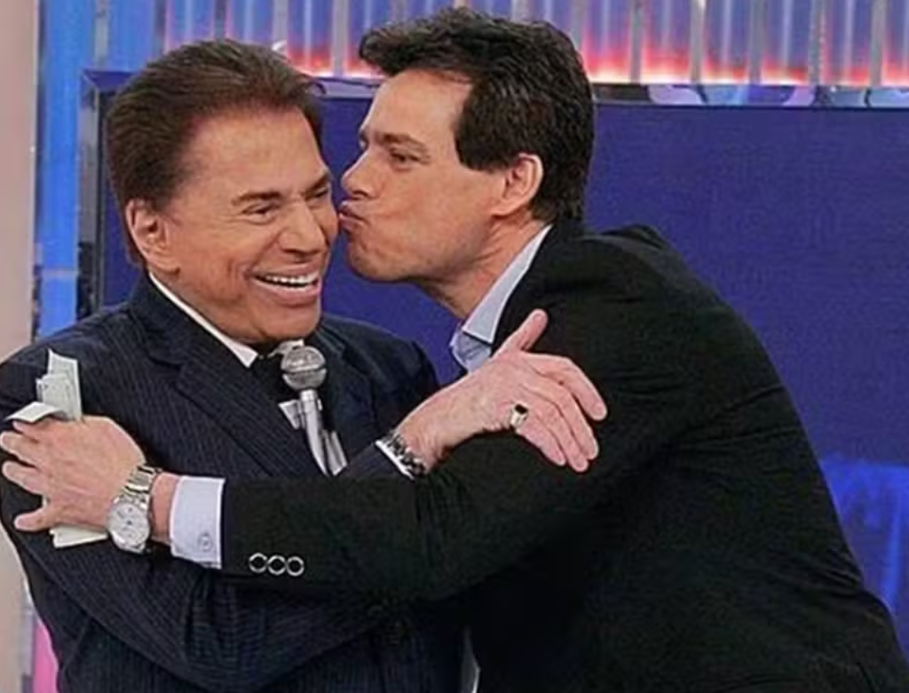 Celso Portiolli e Silvio Santos (Foto Reprodução Redes Sociais)