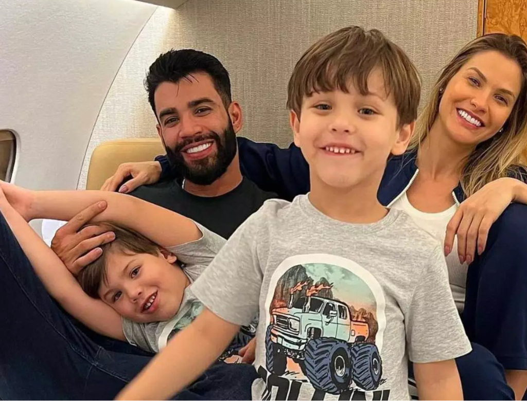 Gusttavo Lima e família (Foto Reprodução Redes Sociais)