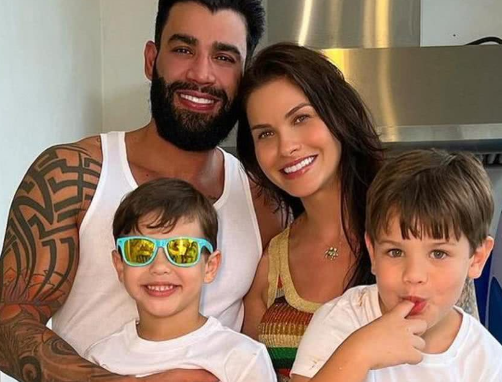 Gusttavo Lima E Família (foto Reprodução Redes Sociais)