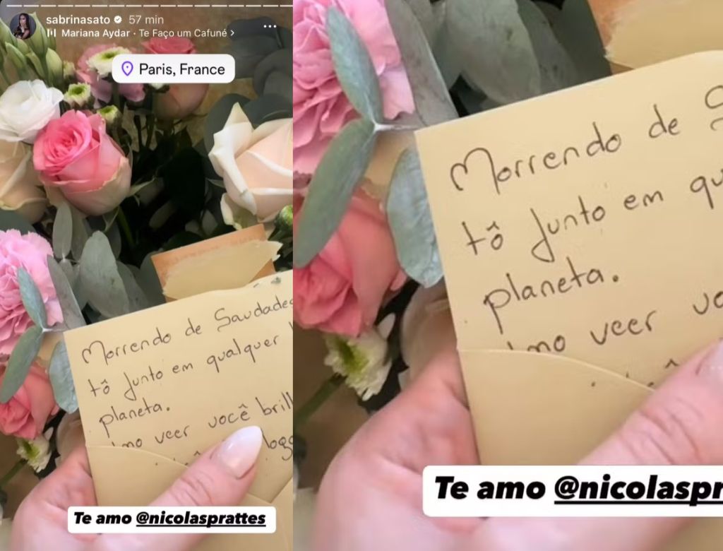 Nicolas Pratte E Sabrina Sato (foto Reprodução Redes Sociais) (5)