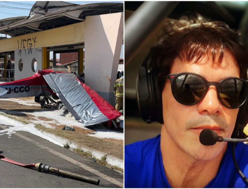 Aviao De Pequeno Porte Cai E Atinge Van Na Zona Sul De Teresina(1)