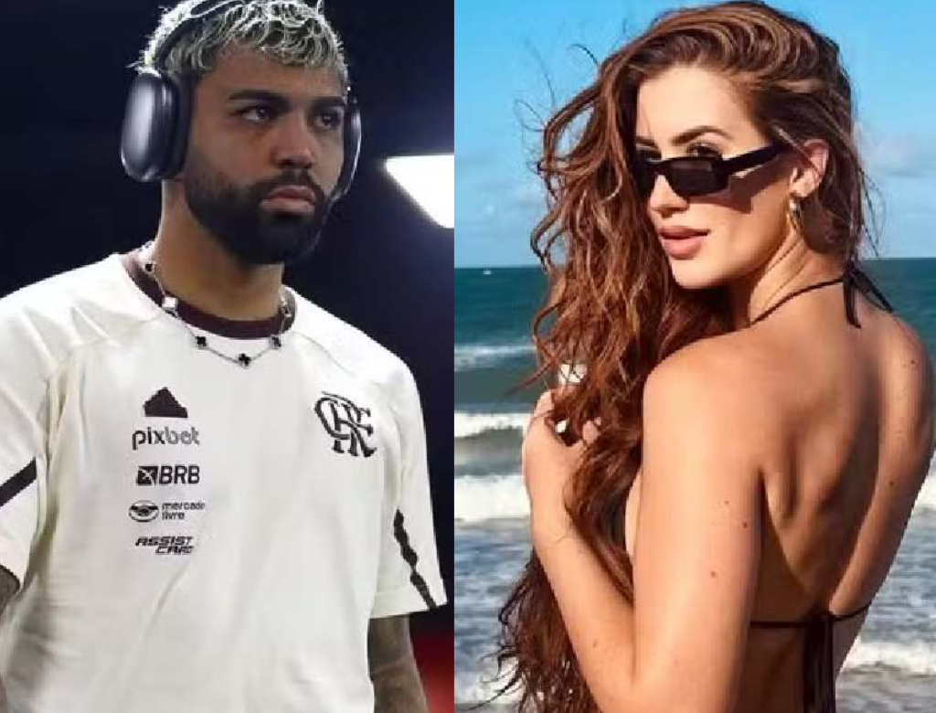 Gabigol e Thaisa Carvalho (Foto Reprodução Redes Sociais)