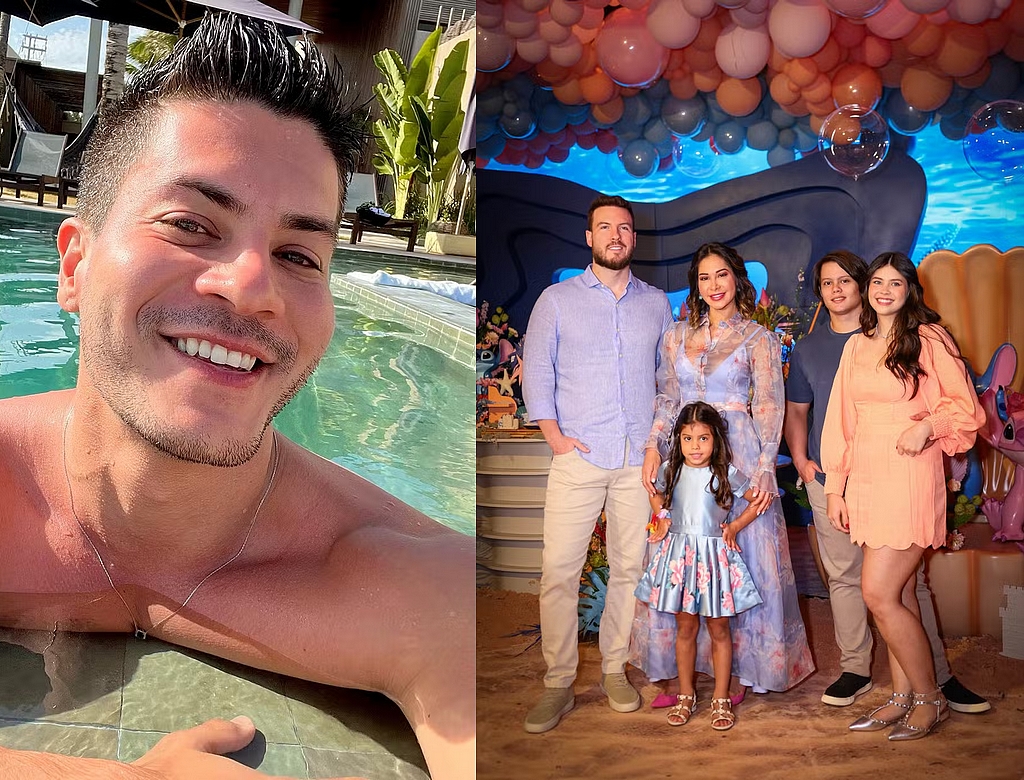 Arthur Aguiar E Festa De Aniversário Da Filha (foto Reprodução Redes Sociais)