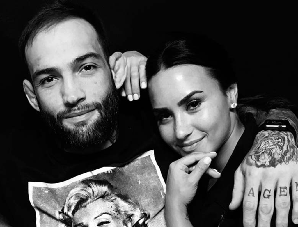 Demi Lovato e Guilherme Bomba (Foto Reprodução Redes Sociais)