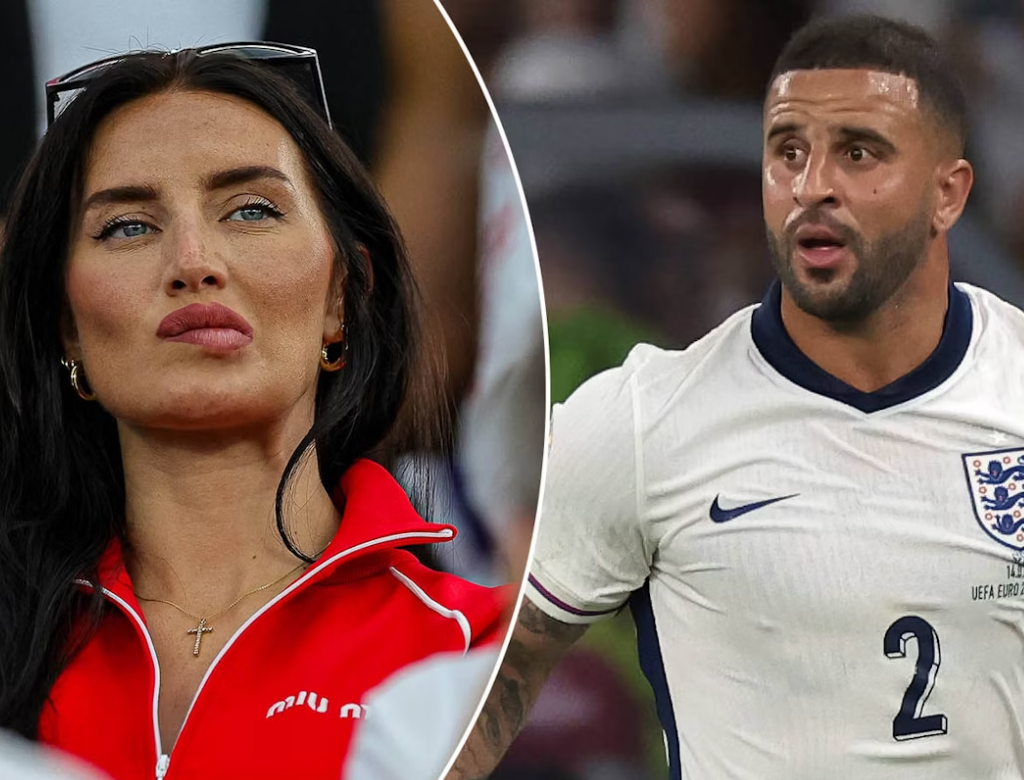 Kyle Walker e Annie Kilner (Foto Reprodução Redes Sociais) 