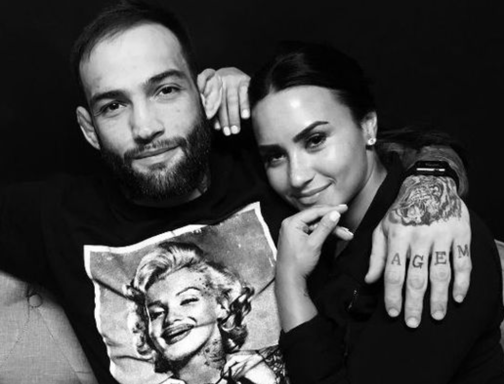 Demi Lovato e Guilherme Bomba (Foto Reprodução Redes Sociais)
