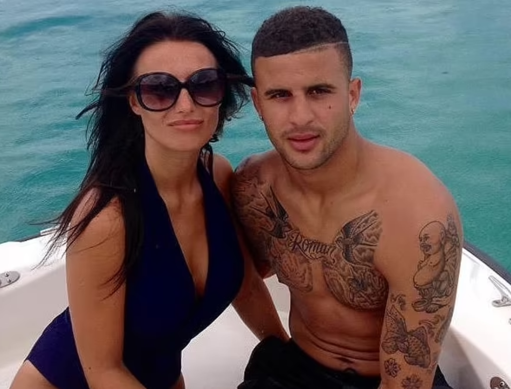 Kyle Walker e Annie Kilner (Foto Reprodução Redes Sociais) 