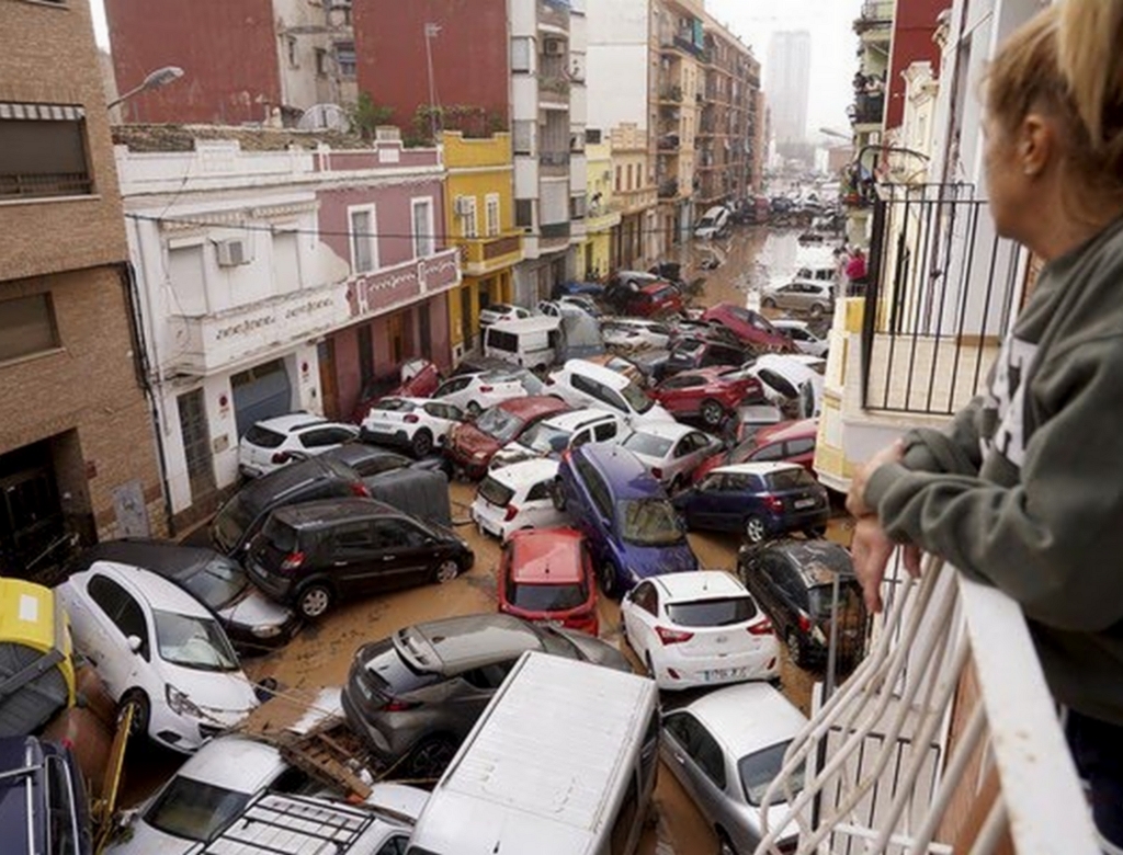 Enchente Na Espanha (foto Reprodução Redes Sociais) 3