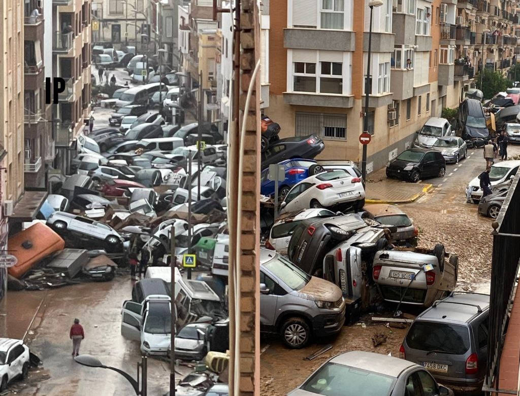 Enchente Na Espanha (foto Reprodução Redes Sociais) 4