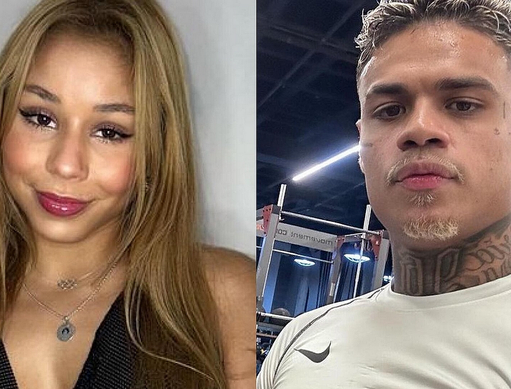 Flávia Saraiva E Mc Cabelinho (foto Reprodução Redes Sociais)