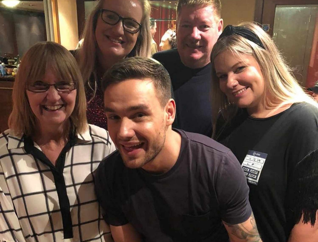 Liam Payne E Família (foto Reprodução Redes Sociais)