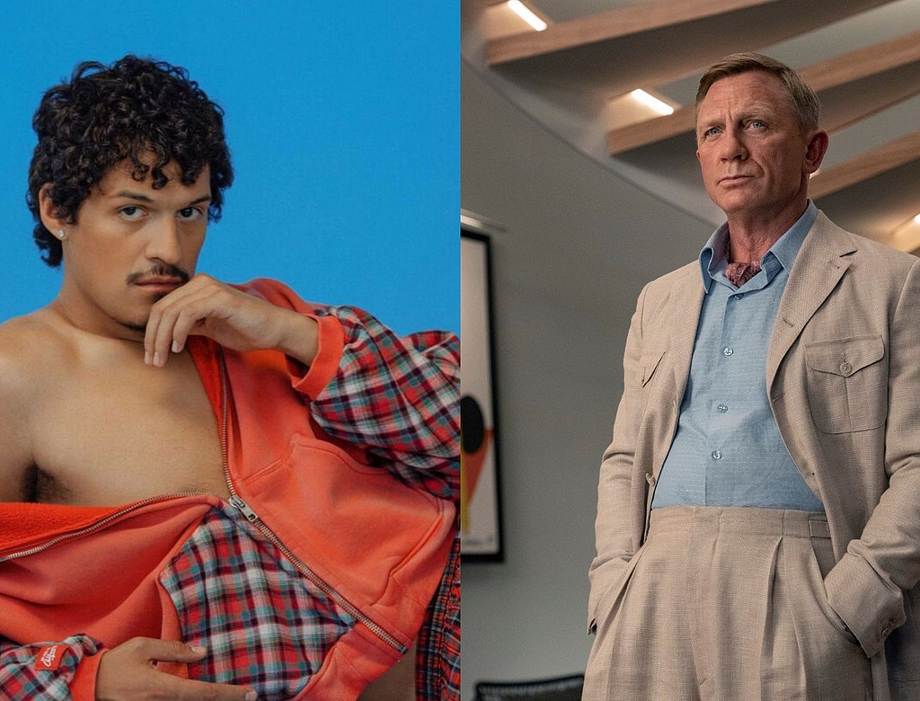 Omar Apollo E Daniel Craig (foto Reprodução Redes Sociais)