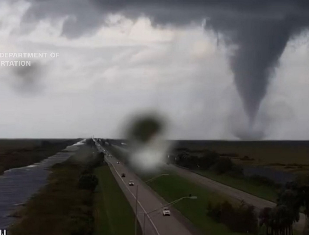 Tornado Na Flórida (foto Reprodução Redes Sociais) 1
