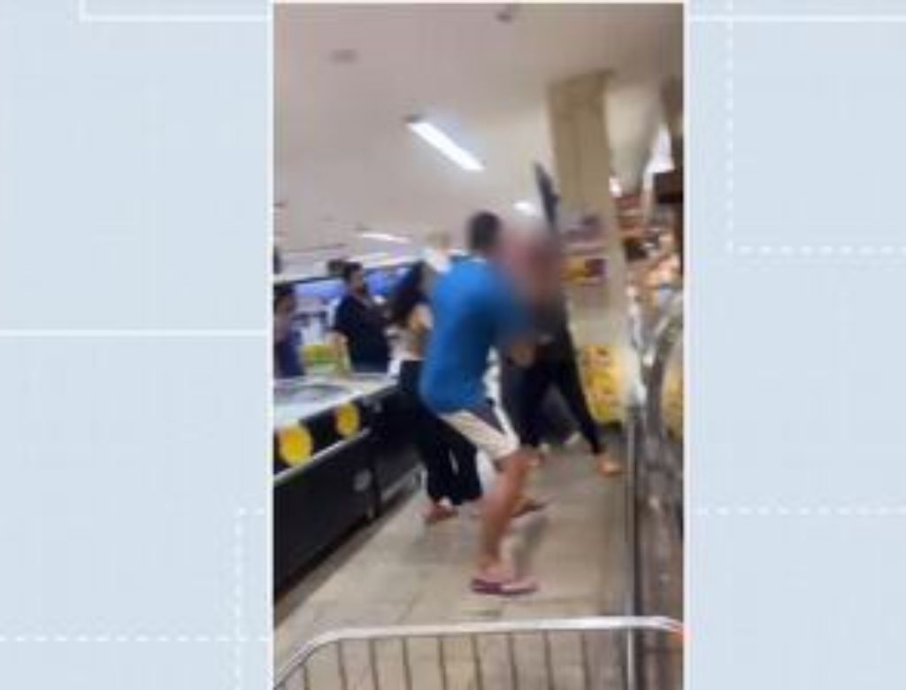 Violência Em Supermercado (foto Reprodução Redes Sociais) (3)