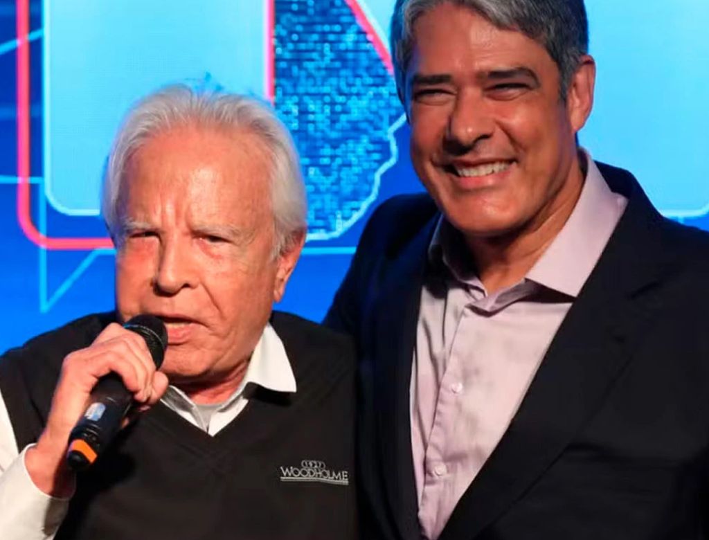 Cid Moreira E William Bonner (foto Reprodução Redes Sociais)