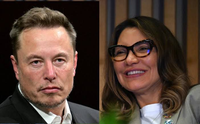 Elon Musk e Janja (Foto Reprodução Redes Sociais)
