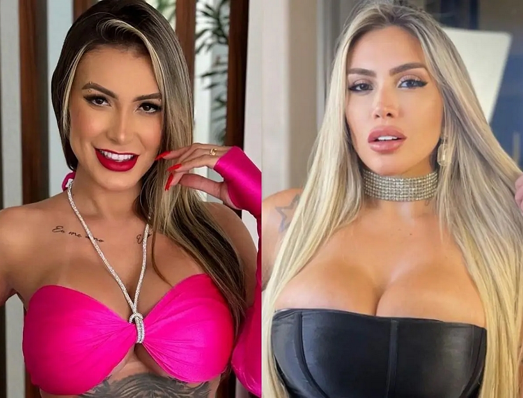 Andressa Urach E Juju Ferrari (foto Reprodução Redes Sociais)