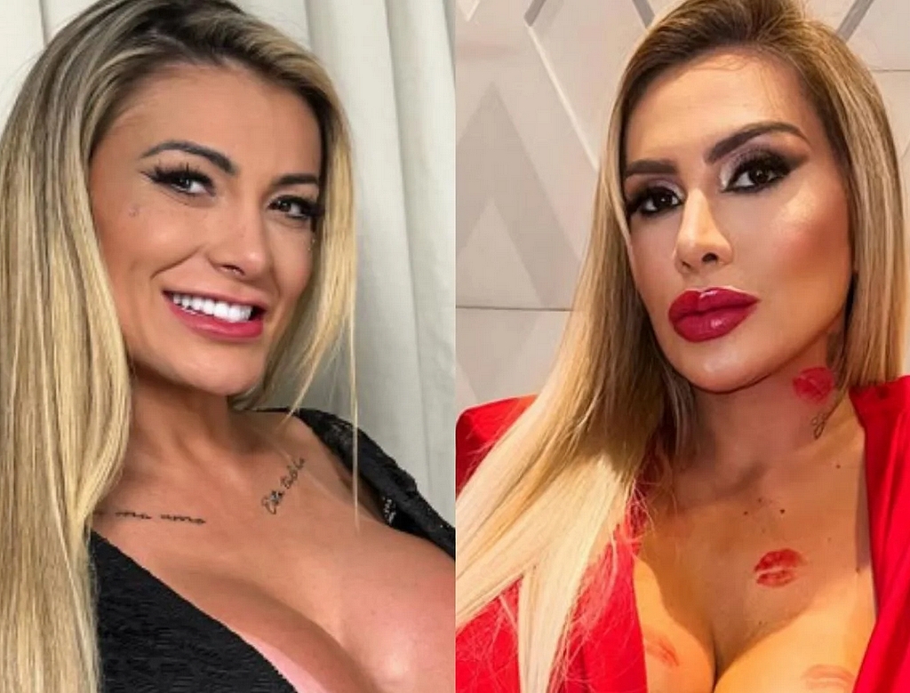 Andressa Urach E Juju Ferrari (foto Reprodução Redes Sociais)