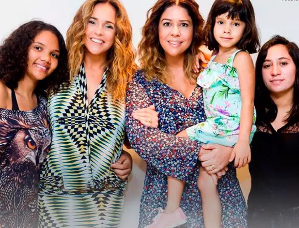 Daniela Mercury E Filhas (foto Reprodução Redes Sociais)