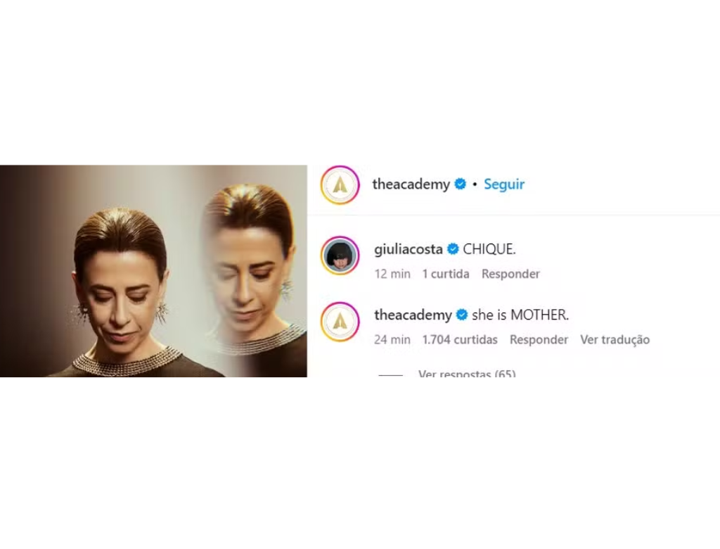 Fernanda Torres (Foto Reprodução Redes Sociais)